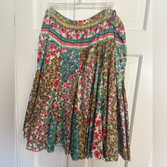 Floral Multicolor Women's Skirt - Picture 1 of 5